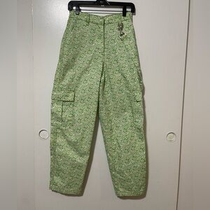 The Ragged Priest daisy print cargo pants
